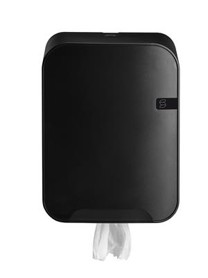 Quartz S-Dispenser Poetspapier Midi Centerfeed Zwart (PPSAL0002)